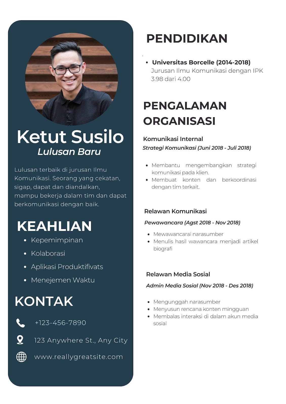 Membuat Curriculum Vitae Mudah Bagi Pemula 2 Membuat Curriculum Vitae Mudah Bagi Pemula | BanyakCara.biz.id